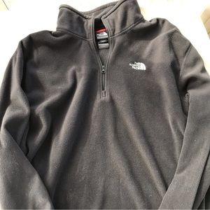 The North Face Gray 1/4 Zip Pullover, size XXL, Long Sleeves